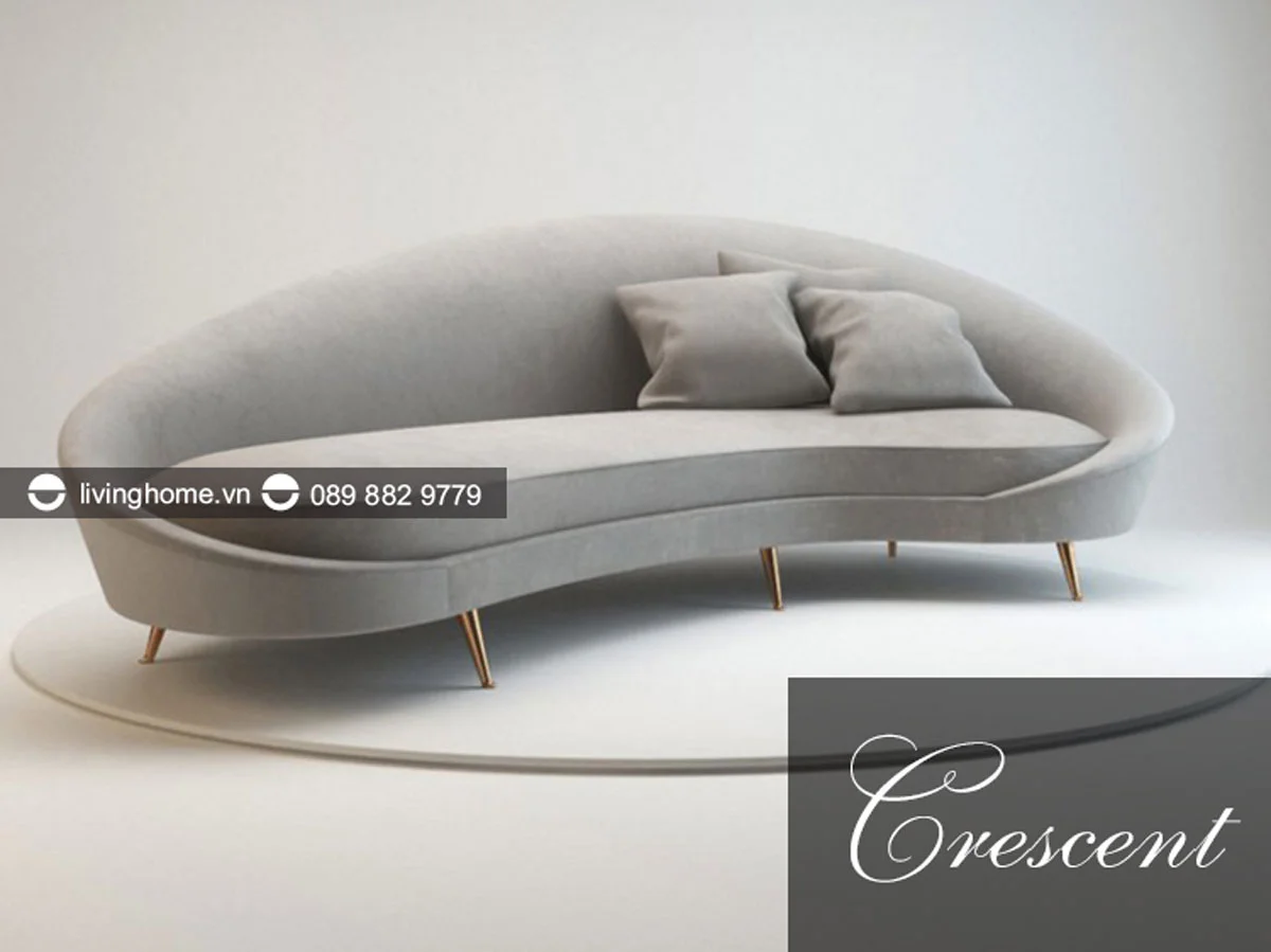 sofa băng crescent