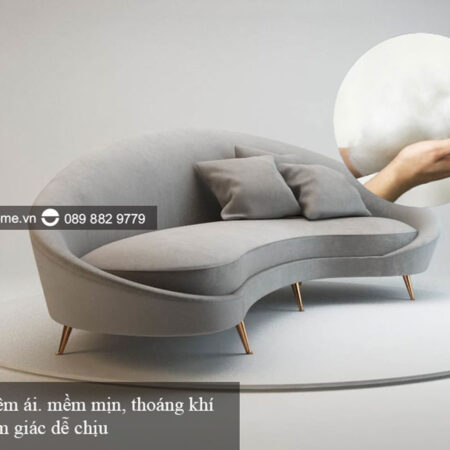 sofa băng crescent