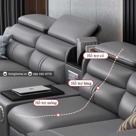 Sofa góc L Alessa nhẹ nhàng đẳng cấp phong cách Ý 11 Sofa góc L Alessa
