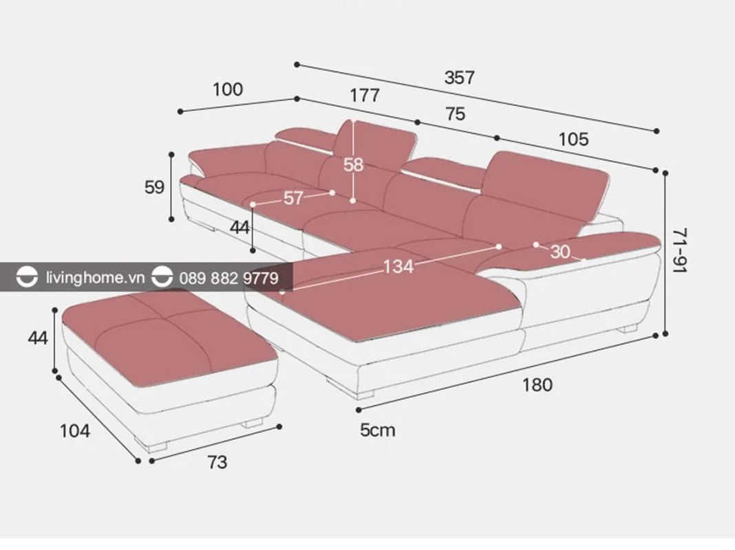 Sofa góc L Bella nét đẹp khác biệt từ Italia 15 Sofa góc L Bella nét đẹp khác biệt từ Italia