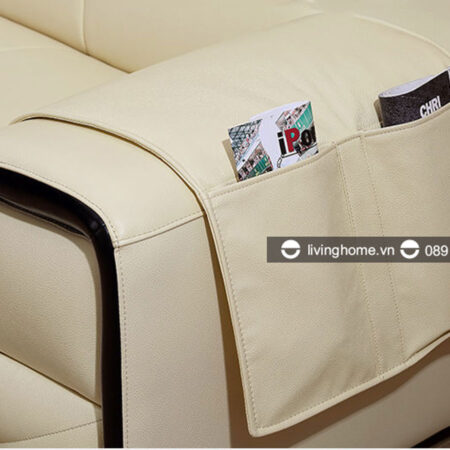 Sofa góc L Mia da nhập khẩu tiện lợi 10 Sofa góc L Mia