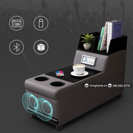 Sofa góc L Mia da nhập khẩu tiện lợi 11 Sofa góc L Mia