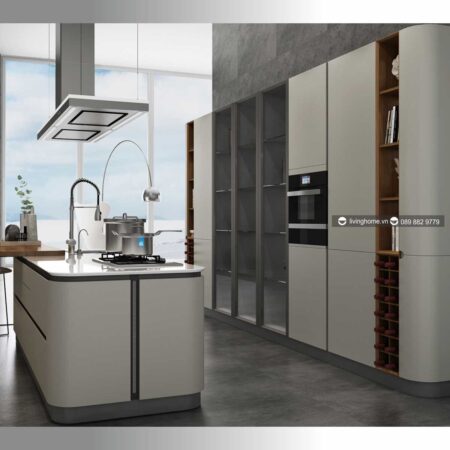 Tủ bếp chữ I đương đại Waltz NEW