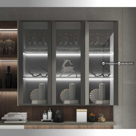 Tủ bếp chữ L đương đại Havana New Collection hiện đại quý phái 9 Tủ bếp chữ L đương đại Havana New Collection