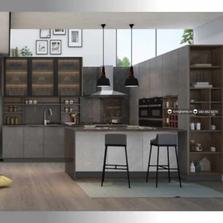 Tủ bếp chữ U đương đại Interest New Collection