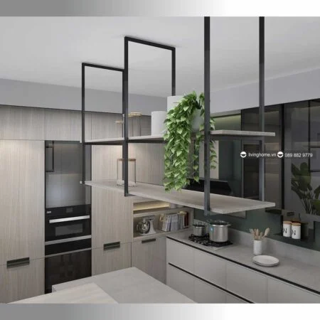 Tủ bếp đảo đương đại Charlotte New Collection