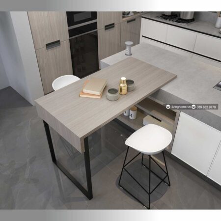 Tủ bếp đảo đương đại Charlotte New Collection nhập khẩu chất lượng cao 11 Tủ bếp đảo đương đại Charlotte New Collection
