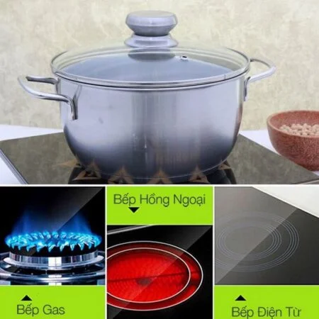 Bộ Nồi Inox 3 Món FiveStar FS06CG 9 Bộ Nồi Inox 3 Món FiveStar FS06CG