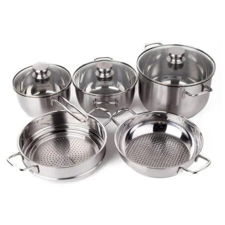 Bộ Nồi Inox 3 Món FiveStar FS08CG1
