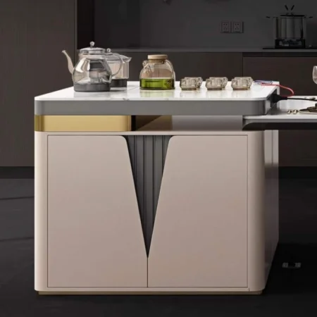 Bàn Đảo Bếp Kết Hợp Bàn Ăn Thông Minh Sang Trọng - ICHI 9 Bàn Ăn Kết Hợp Bàn Đảo Bếp Thông Minh Nhập Khẩu - Ichi