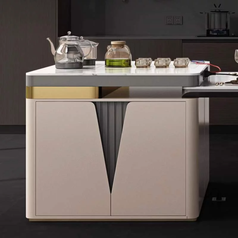 Bàn Đảo Bếp Kết Hợp Bàn Ăn Thông Minh Sang Trọng - ICHI 5 Bàn Ăn Kết Hợp Bàn Đảo Bếp Thông Minh Nhập Khẩu - Ichi