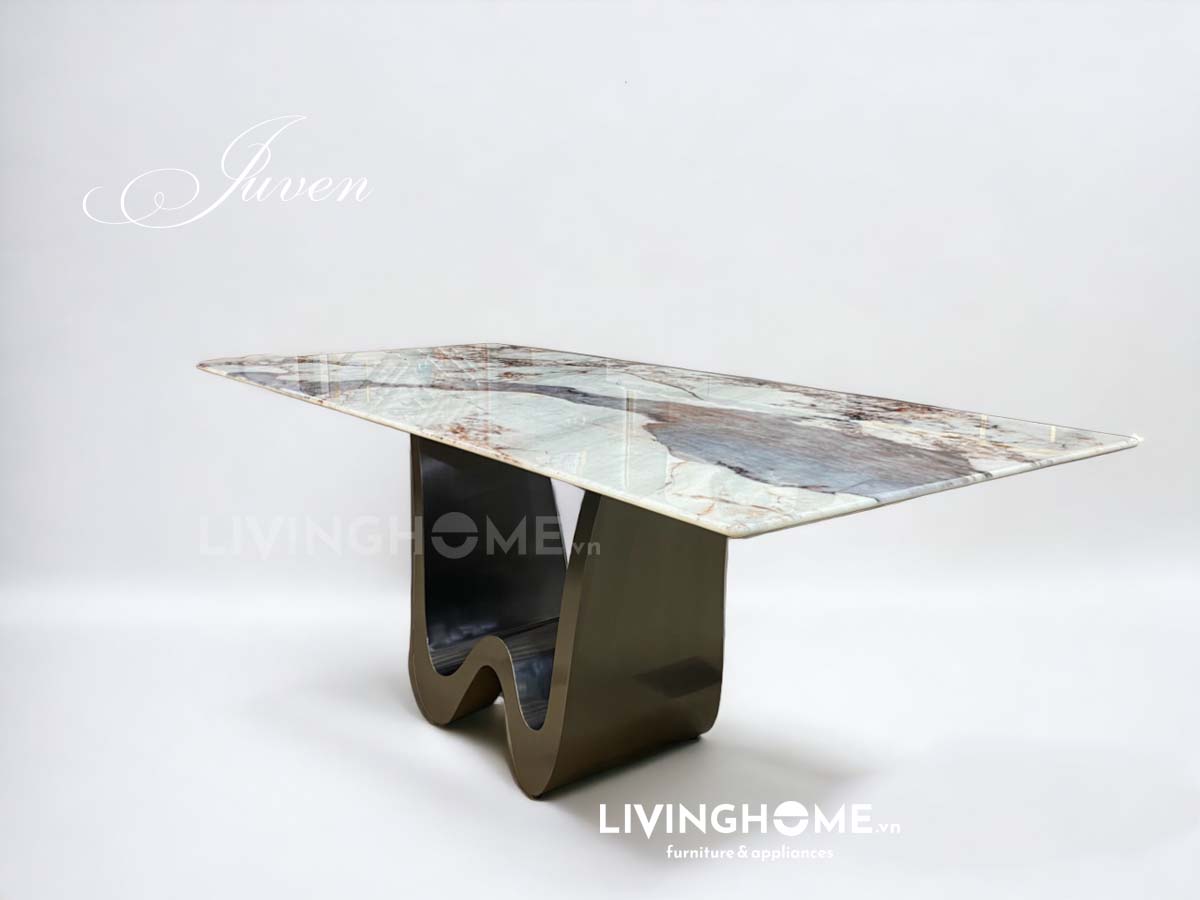 Bàn Ăn Mặt Đá Cao Cấp Hiện Đại Nhập Khẩu - Juven 8 ban an juven 7