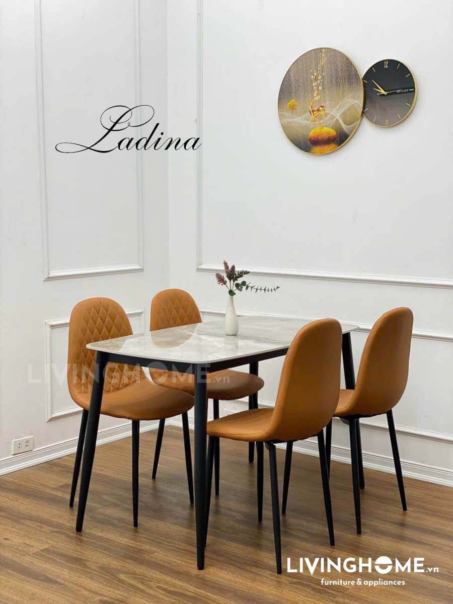 Bàn Ăn Mặt Đá Nhập Khẩu - LADINA 10 Bộ bàn ăn nhập khẩu Ladina