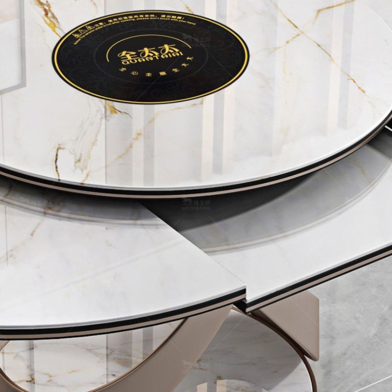 Bàn Ăn Thông Minh Có Bếp Từ Mặt Đá Ceramic - Marino 13 Bàn Ăn Thông Minh Có Bếp Từ Mặt Đá Ceramic - Marino