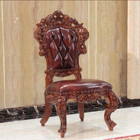 Bàn Ăn Cổ Điển Khung Gỗ Nhập Khẩu - Minale