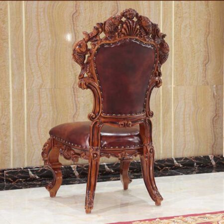 Bàn Ăn Cổ Điển Khung Gỗ Nhập Khẩu - Minale