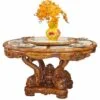 Bàn Ăn Cổ Điển Khung Gỗ Nhập Khẩu - Steven