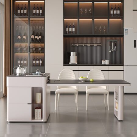 Bàn Đảo Bếp Kết Hợp Bàn Ăn Thông Minh Tối Giản - MISA 11 Bàn Đảo Bếp Kết Hợp Bàn Ăn Thông Minh Tối Giản - MISA