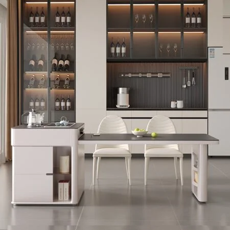 Bàn Đảo Bếp Kết Hợp Bàn Ăn Thông Minh Tối Giản - MISA