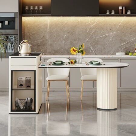 Bàn Ăn Thông Minh Kết Hợp Đảo Bếp Cao Cấp - PALACI