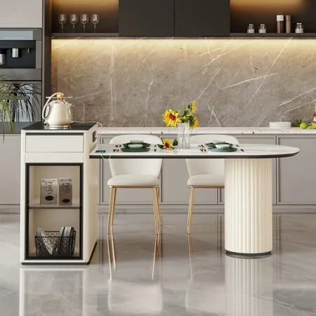 Bàn Ăn Thông Minh Kết Hợp Đảo Bếp Cao Cấp - PALACI