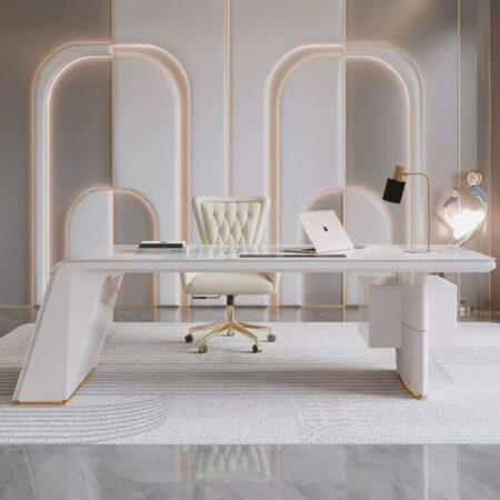 Bàn Làm Việc Giám Đốc, Mặt Đá Ceramic - SIMONA 19 Bàn Làm Việc Giám Đốc, Mặt Đá Ceramic - Simona