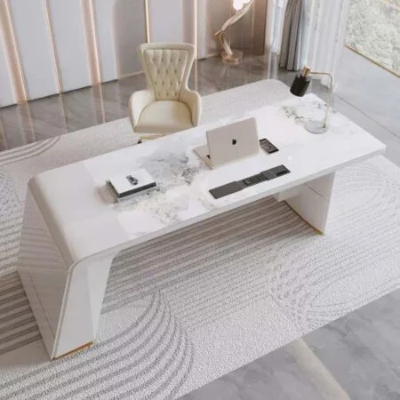 Bàn Làm Việc Giám Đốc, Mặt Đá Ceramic - Simona
