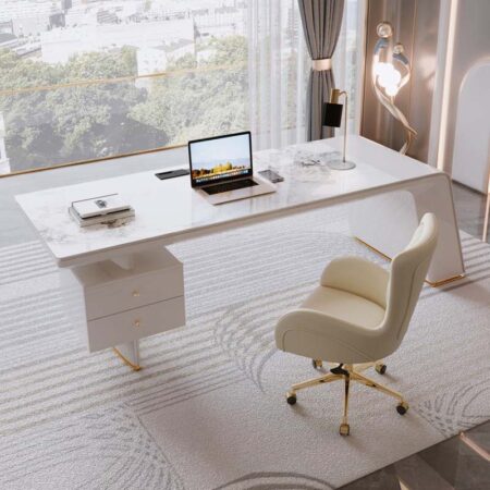 Bàn Làm Việc Giám Đốc, Mặt Đá Ceramic - SIMONA 15 Bàn Làm Việc Giám Đốc, Mặt Đá Ceramic - Simona