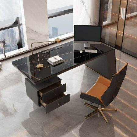 Bàn Làm Việc Giám Đốc, Mặt Đá Ceramic - Stefano 13 Bàn Làm Việc Giám Đốc, Mặt Đá Ceramic - Stefano