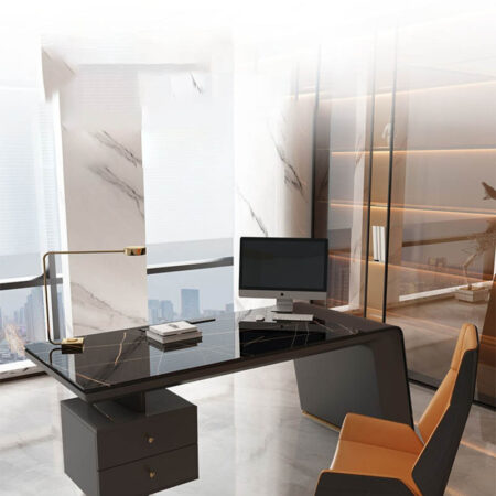 Bàn Làm Việc Giám Đốc, Mặt Đá Ceramic - Stefano 17 Bàn Làm Việc Giám Đốc, Mặt Đá Ceramic - Stefano