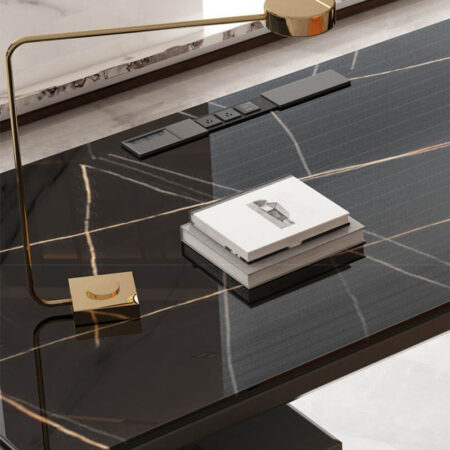 Bàn Làm Việc Giám Đốc, Mặt Đá Ceramic - Stefano 16 Bàn Làm Việc Giám Đốc, Mặt Đá Ceramic - Stefano