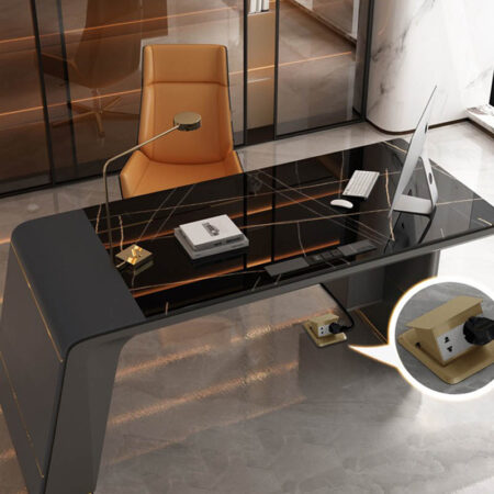 Bàn Làm Việc Giám Đốc, Mặt Đá Ceramic - Stefano 14 Bàn Làm Việc Giám Đốc, Mặt Đá Ceramic - Stefano