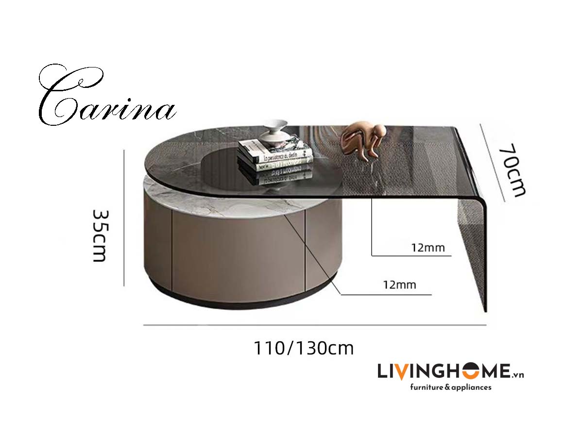 Bàn trà nhập khẩu Carina 14 Bàn trà nhập khẩu Carina
