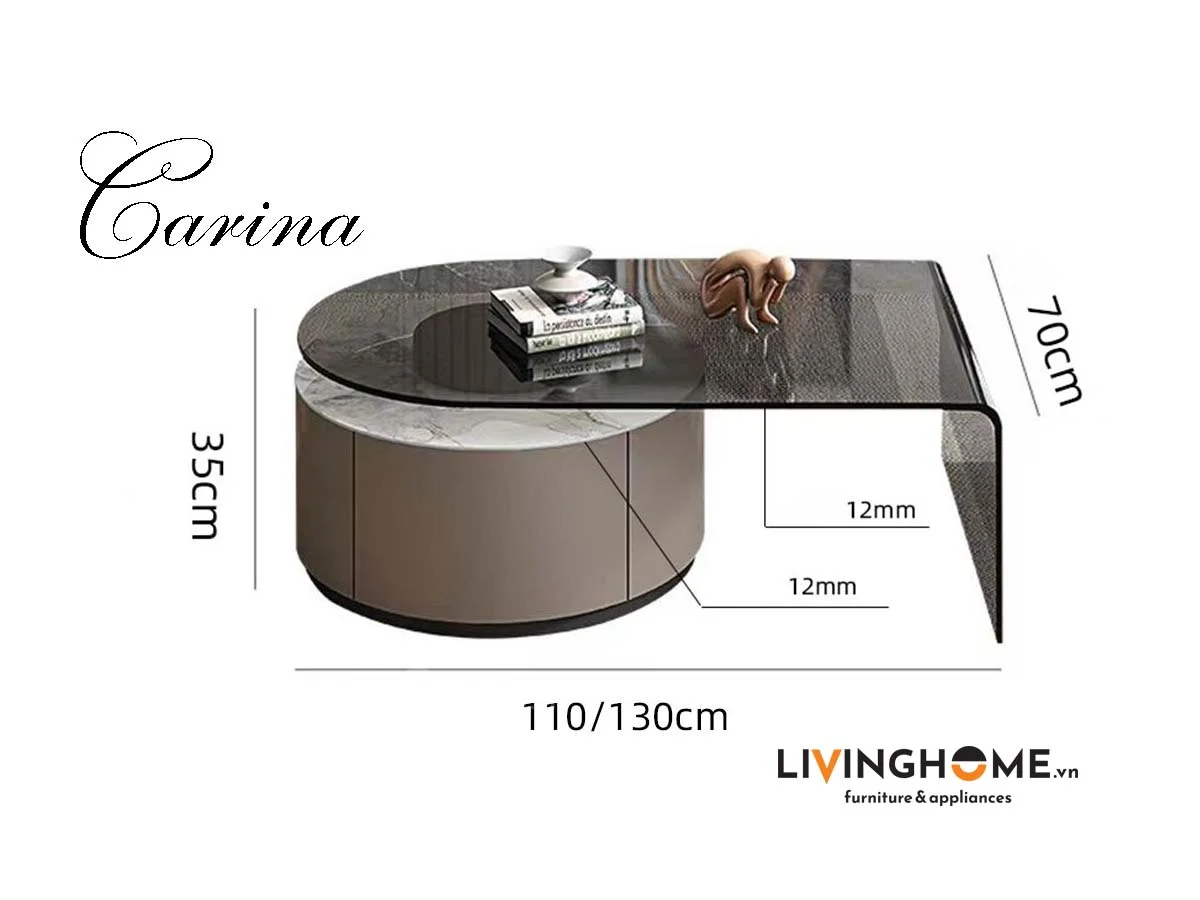 Bàn trà nhập khẩu Carina 14 Bàn trà nhập khẩu Carina