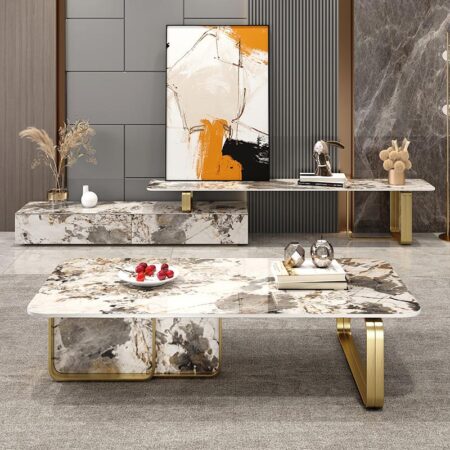 Bàn Trà Mặt Đá Ceramic - LENARD 7 bàn trà lenard