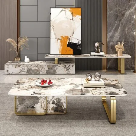Bàn Trà Mặt Đá Ceramic - LENARD 7 bàn trà lenard