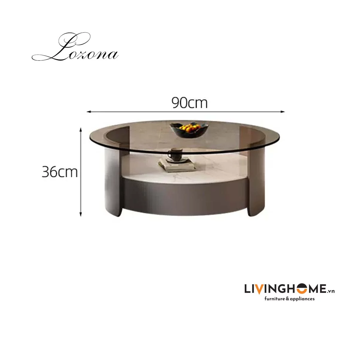 Bàn trà nhập khẩu Lozona 22 Bàn trà nhập khẩu Lozona