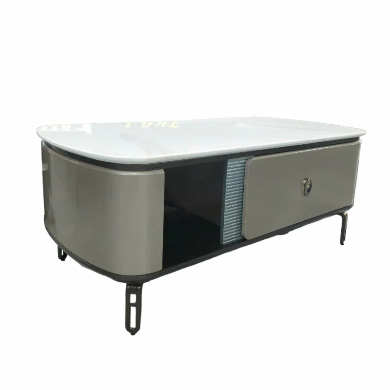 Bàn Trà Sofa Mặt Đá Nhập Khẩu - Marte 4 Bàn Trà Sofa Mặt Đá Nhập Khẩu - Marte