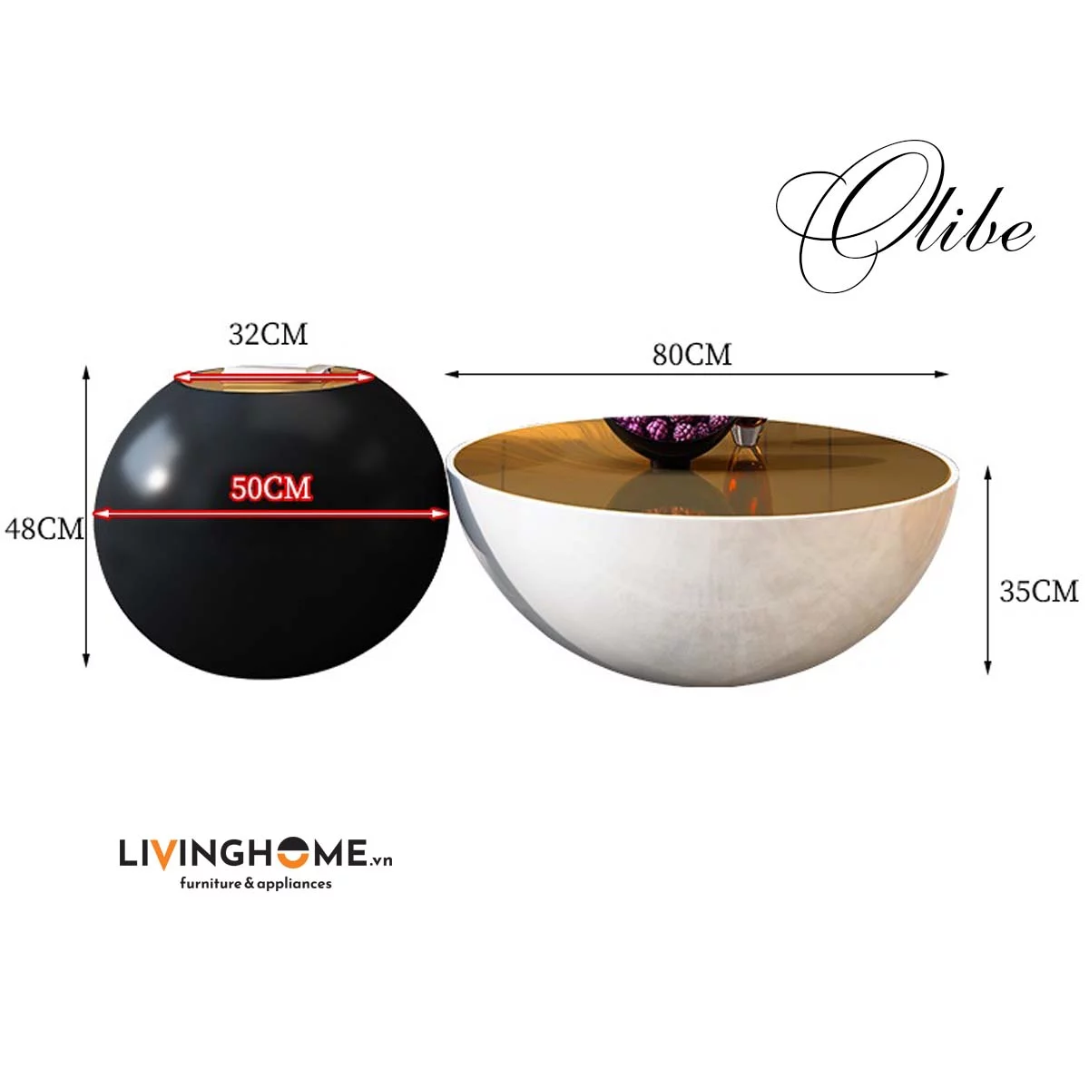 Bàn trà nhập khẩu Olibe 16 Bàn trà nhập khẩu Olibe