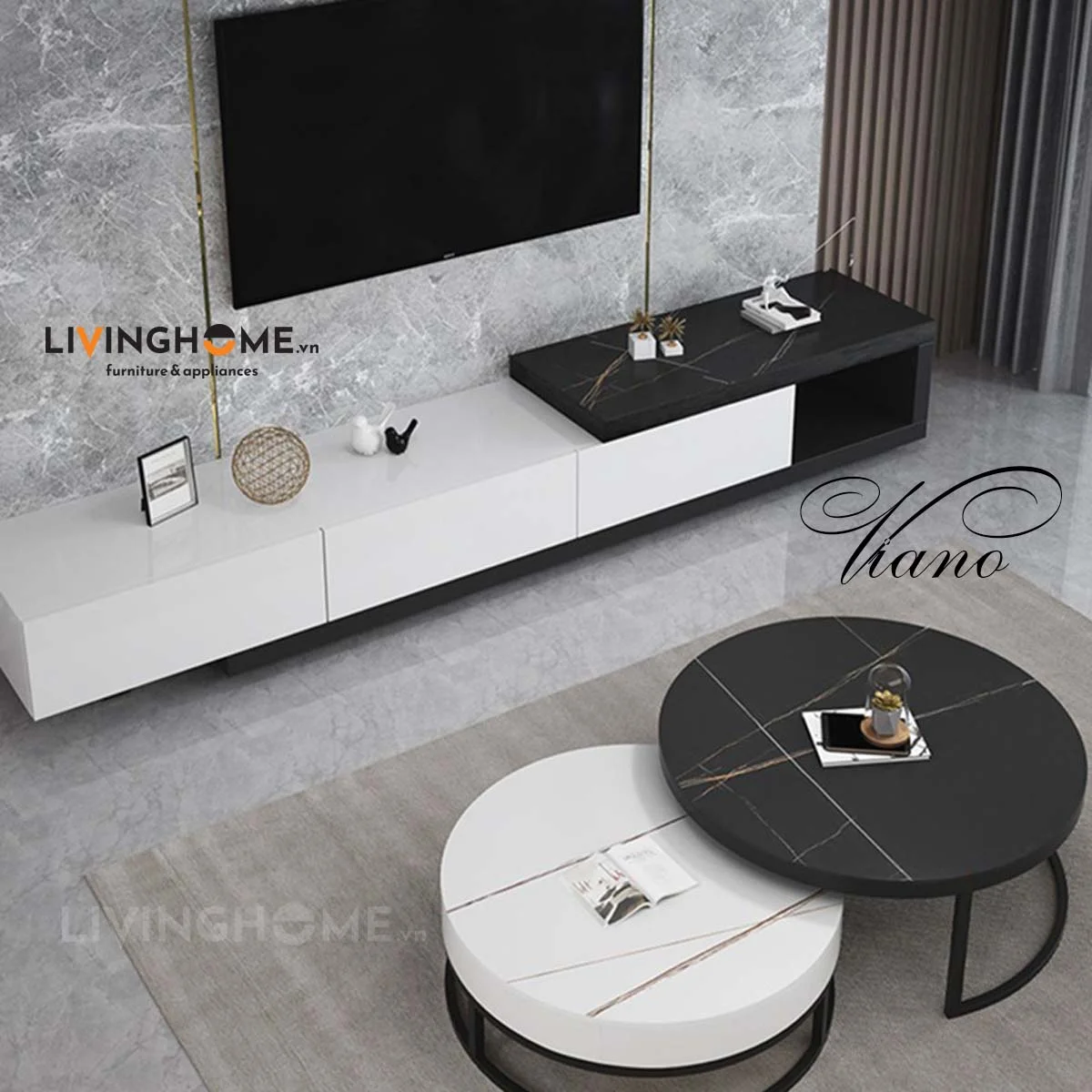 Bàn trà nhập khẩu Viano