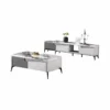 Bộ Bàn Trà Sofa Kệ Tivi Mặt Đá Nhập Khẩu - Bruno 1 Bộ Bàn Trà Sofa Kệ Tivi Mặt Đá Nhập Khẩu - Bruno