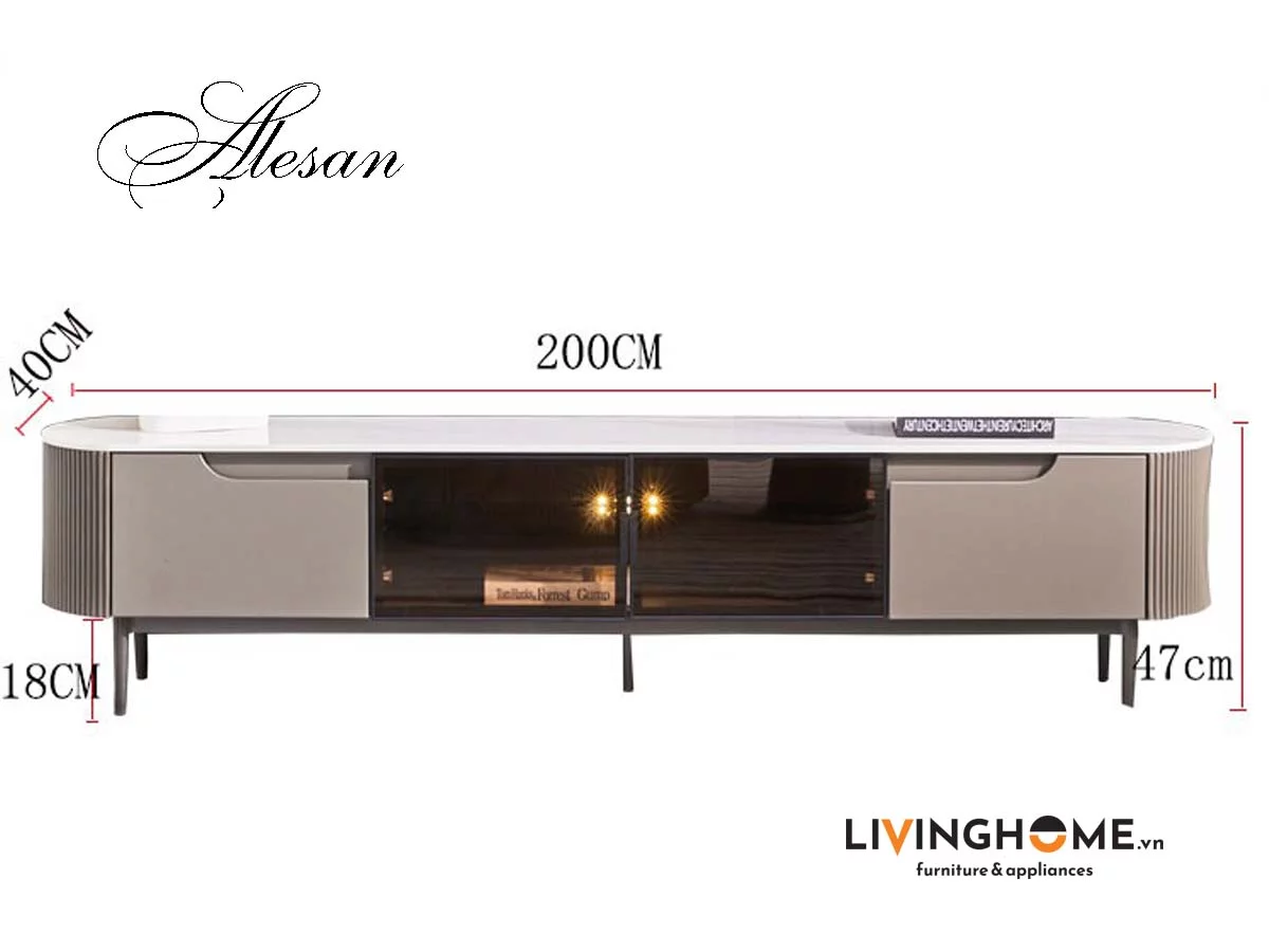 Kệ tivi nhập khẩu Alesan 23 Kệ tivi nhập khẩu Alesan