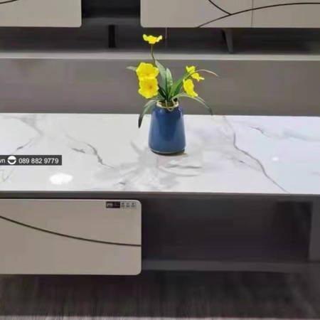 Kệ Tivi Mở Rộng Mặt Đá Phiến Phủ Ceramic - Berta 10 Bàn Trà Cafe Sofa Mặt Đá Phiến Phủ Ceramic - Berta