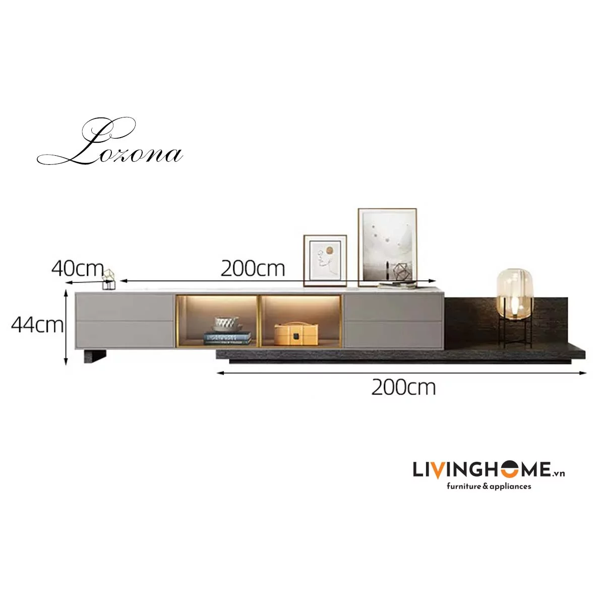 Kệ tivi nhập khẩu Lozona 25 Kệ tivi nhập khẩu Lozona