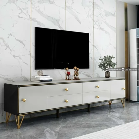 Kệ tivi LVH-TV60 mặt kính sang trọng hoàn mỹ