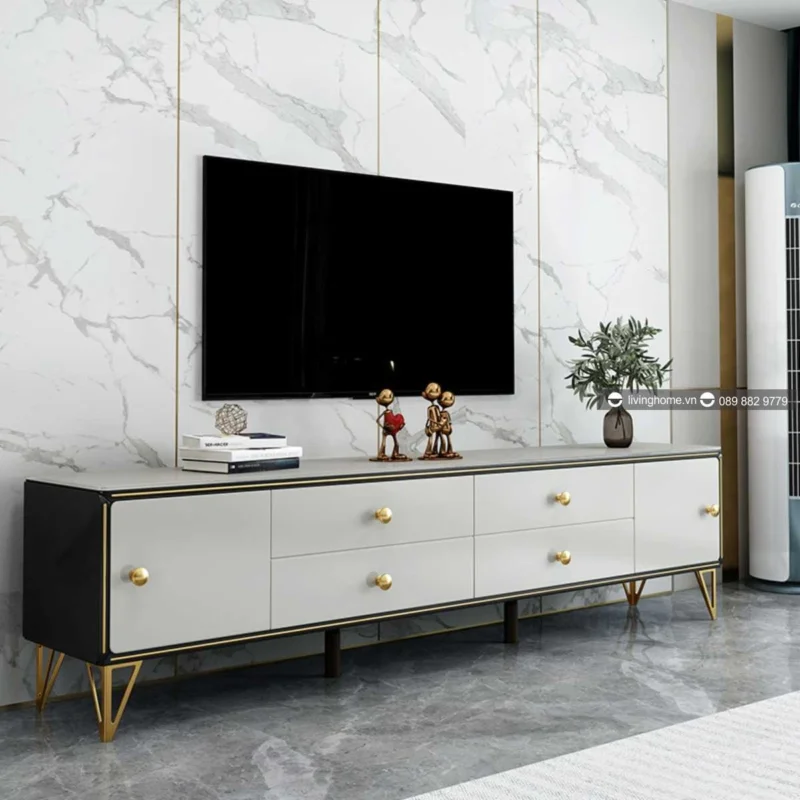 Kệ tivi LVH-TV60 mặt kính sang trọng hoàn mỹ