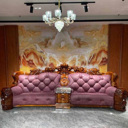 Bộ Sofa Tân Cổ Điển Khung Gỗ Mun Nhập Khẩu – DIMARI 9 Sofa Cổ Điển Khung Gỗ Nhập Khẩu – DIMARI