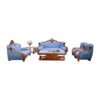 Bộ Sofa Tân Cổ Điển Khung Gỗ Mun Nhập Khẩu - ROBIHO 2 Sofa Cổ Điển Khung Gỗ Nhập Khẩu - Robiho