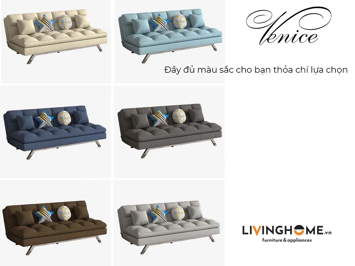Sofa Giường Vải Cao Cấp Nhập Khẩu - Venice