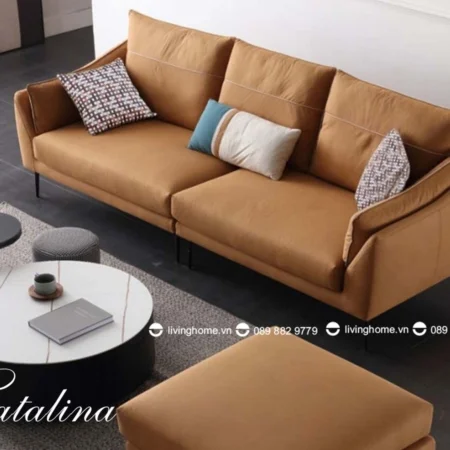 Sofa băng Catalina da công nghiệp bền bỉ đẹp tự nhiên 12 sofa bang catalina da cong nghe kem don 1
